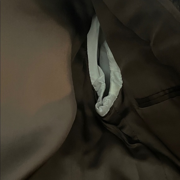 E. DeSimone Classic Brown Houndstooth Men's Neapolitan Style Blazer - Picture 13 of 14